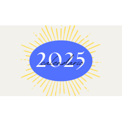 Calendario bonito 2025